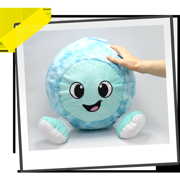 LOPTA PLIŠANA SMAJLI MIX 4 BOJE 40CM OP25010 - EP2931035