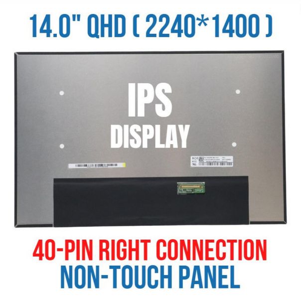 LED Ekran za laptop 14 slim 40pin QHD EDP kraci bez kacenja - 110640