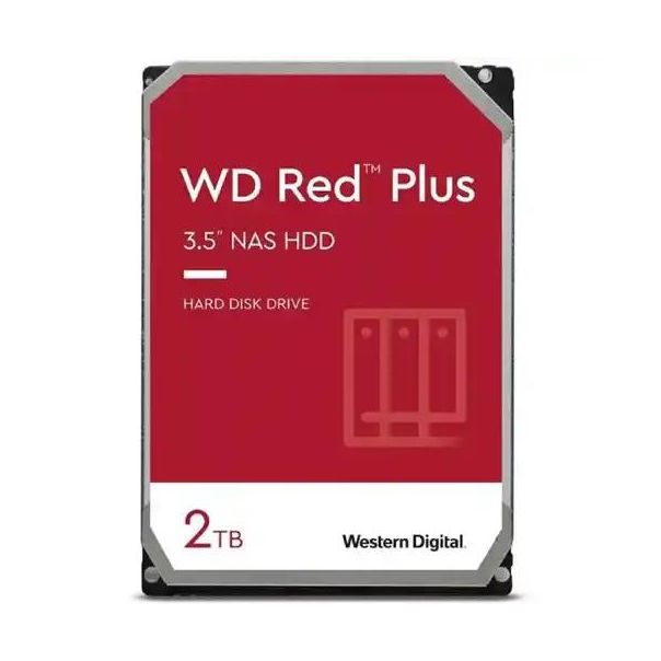 Hard disk 2TB SATA3 Western Digital WD20EFPX Red Plus - WD20EFPX