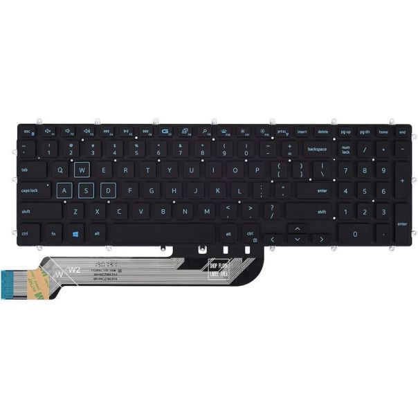Tastatura za laptop Dell G3 3590 3579 3779, G5 5587 5590, G7 7588 7590 mali enter sa backlightom - 110746