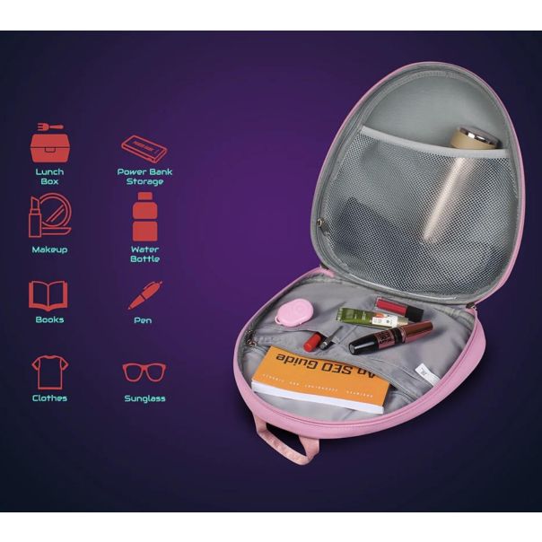 PAUN Dečiji ranac, LED, Roze - 111-R