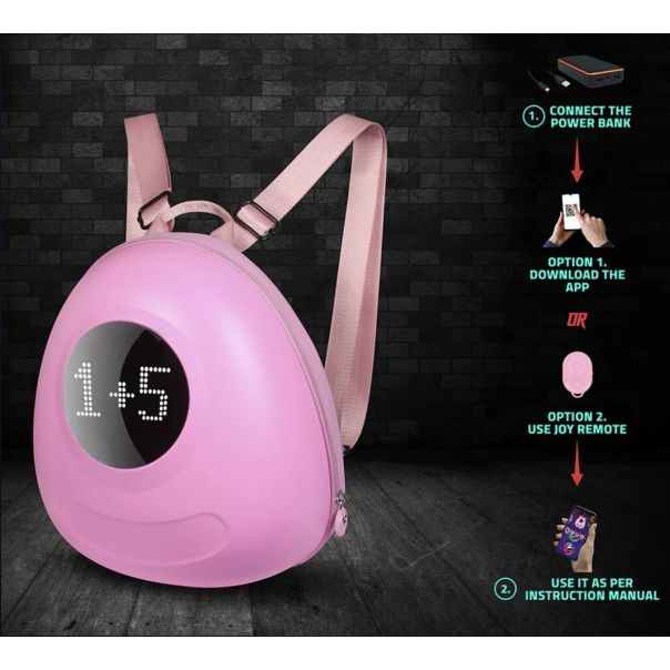 PAUN Dečiji ranac, LED, Roze - 111-R