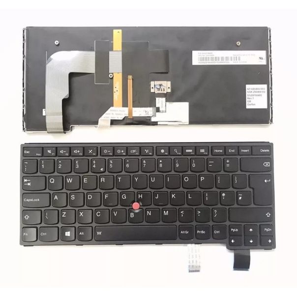 Tastatura za laptop Lenovo ThinkPad Yoga 14 (20DM,20DN) 00HW829 00HW792 sa gumbom i backlightom - 111015-1