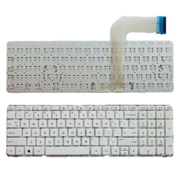Tastatura za laptop HP Pavilion 15-P mali enter bez rama BELA - 111091