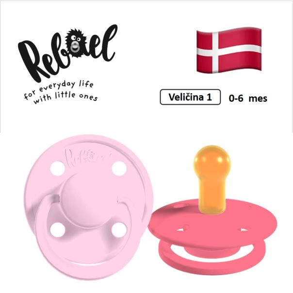 REBAEL varalice za bebe, 0-6 mes, 2 komada, Roze, RBL11111555 - EP3229414