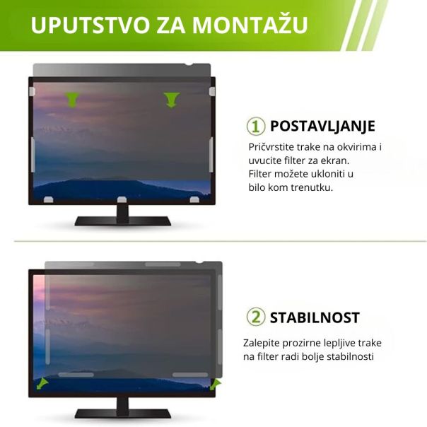 Zaštitna Folija za Ekran (Privacy Screen Filter) - 24 incha - 111294-1