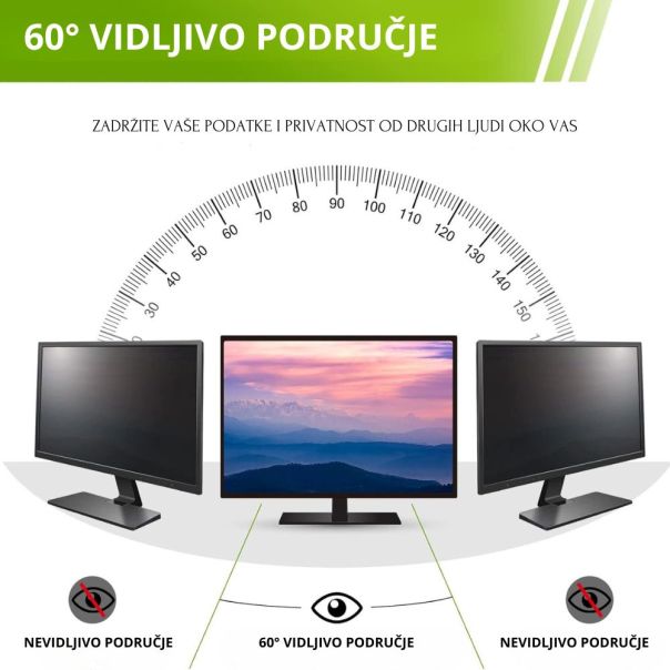 Zaštitna Folija za Ekran (Privacy Screen Filter) - 24 incha - 111294-1