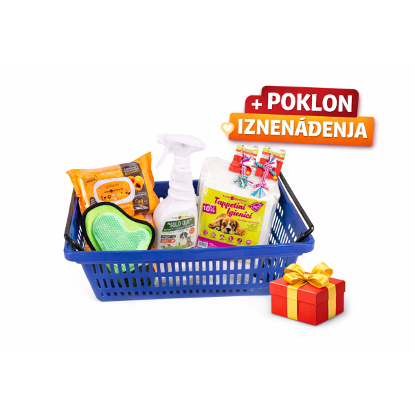 Farmcompany PAKET DOBRODOŠLICE ZA ŠTENE, osnovna nega i oprema, 5 proizvoda - EP2947418