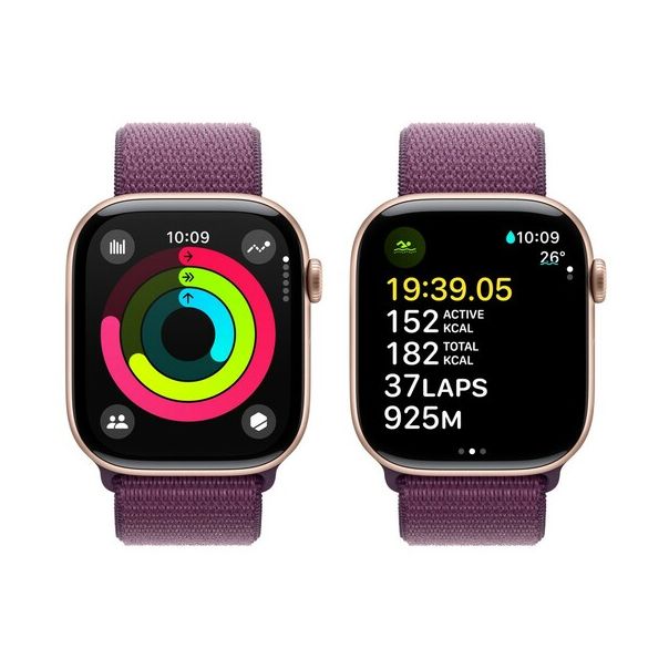 APPLE Pametni sat S10 GPS 42mm Rose gold Alu Case/Plum Sport Loop - 1780094