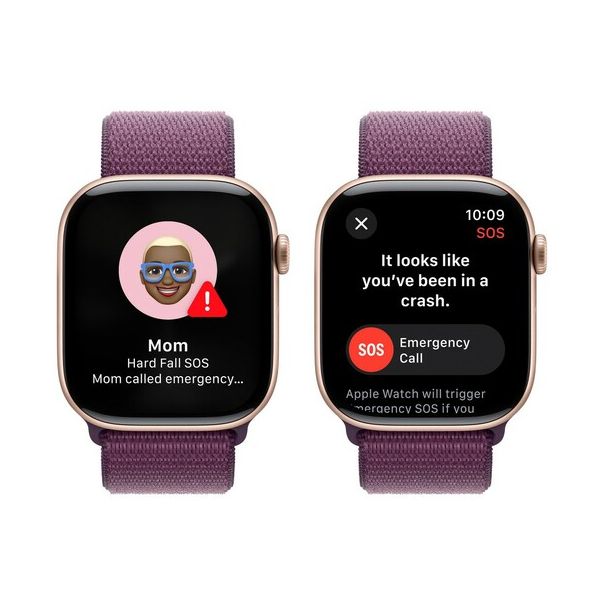 APPLE Pametni sat S10 GPS 42mm Rose gold Alu Case/Plum Sport Loop - 1780094