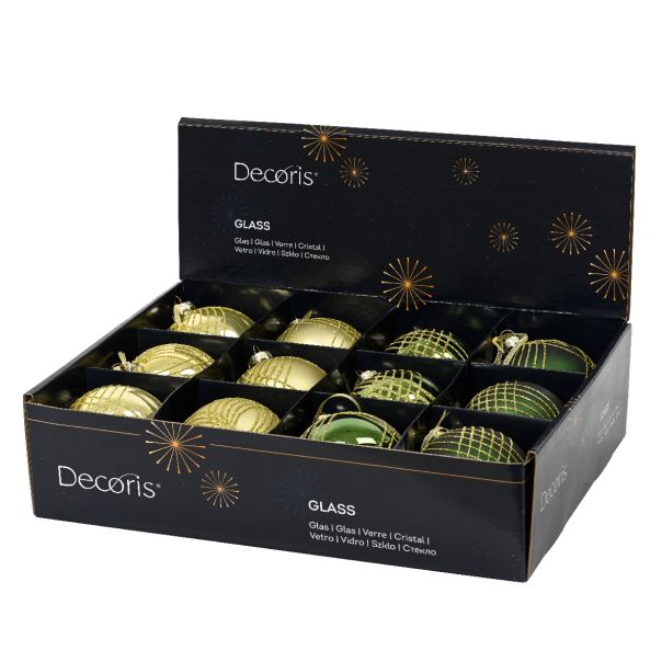 Novogodišnja Kugla  8 cm mix 070290 - 111421-1