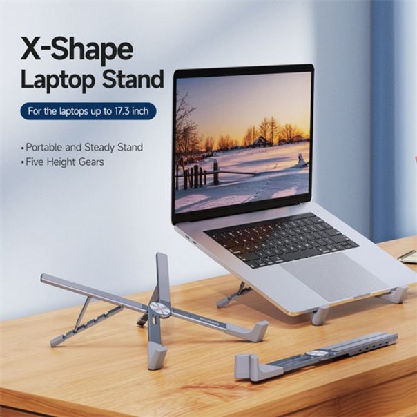 Laptop Postolje XY1 sa Hubom (TypeCx2, USBx2, PD) - EP2818128