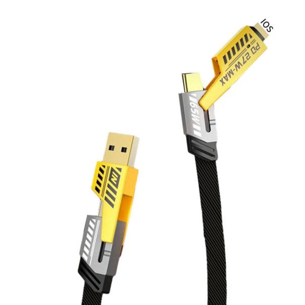 4 u 1 Brzi Kabl USB-A to type-C 65w to Lighning 27w - 111466