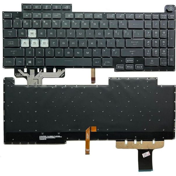 Tastatura za laptop Asus ROG Strix G17 G713 G713IM G713IR G713QM G713QR veliki enter backlight - 111497