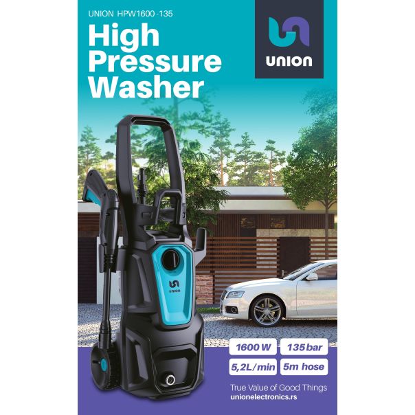 UNION Perač pod pritiskom HPW1600-135 - HPW1600-135