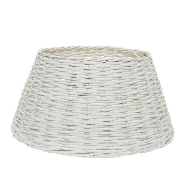 Novogodišnji Korpa pletena za jelku 70x28 cm bela 685309 - 111536