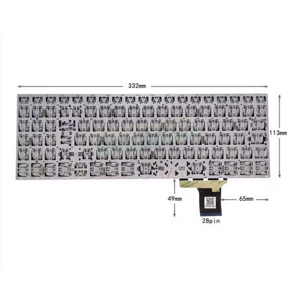 Tastatura za laptop Toshiba Dynabook for Satellite Pro C50-J series, mali enter - EP2443974