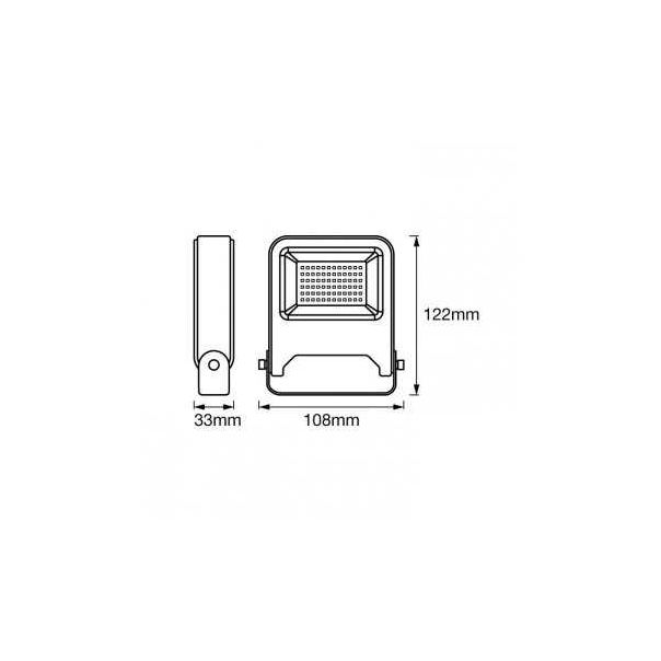OSRAM LED Reflektor Flood 10W 3000k Beli - 111843