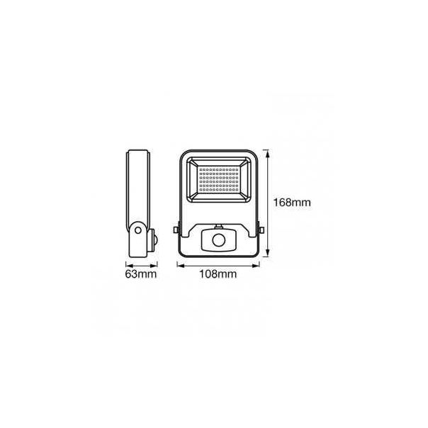 OSRAM LED Reflektor Flood Senzor 10W 4000k T. Siva - 111867