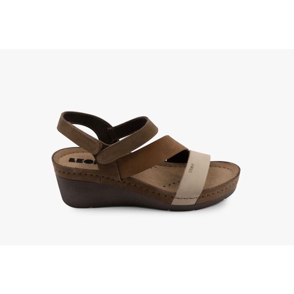 LEON Ženska sandala  Kiara- braon - 1120-BR