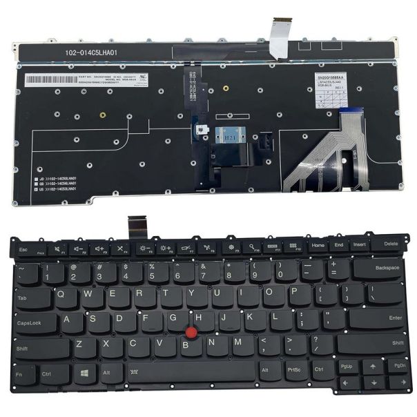 Tastatura za laptop Lenovo Thinkpad Carbon X1 Gen 3 3rd 2015 veliki enter, backlight i gumb - 112015