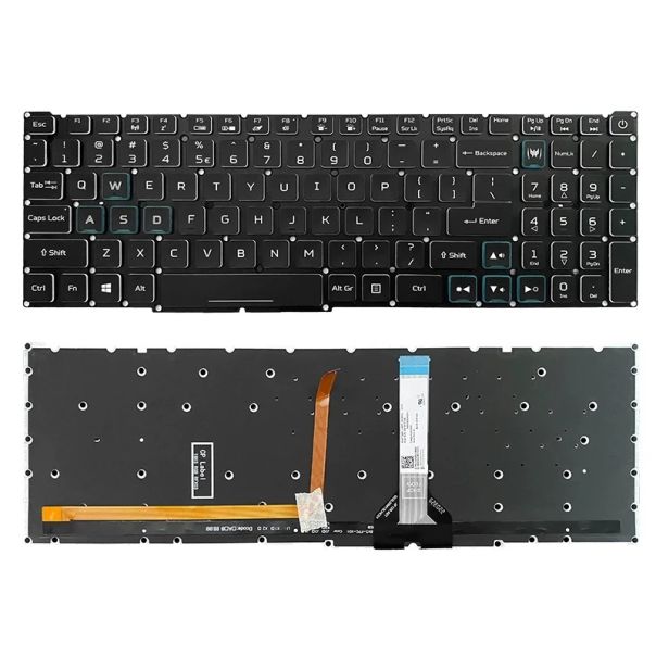 Tastature za laptop Acer Nitro 5 AN515-56 AN515-57 AN515-58 AN517-54 beli tasteri - EP2680951