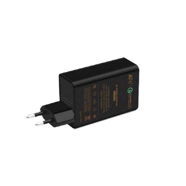 KFD Brzi kućni punjač Q19, 5V 6.8A Qualcomm sertifikat, crna - 112243
