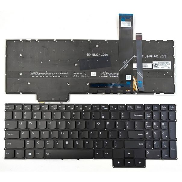 Tastatura za laptop Lenovo Legion Pro 5 16ARX8 16IRX8 7 16ARX8H 16IRX8H RGB Backlit mali enter - EP2963806