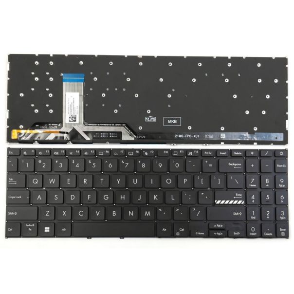 Tastatura za laptop Asus Vivobook X1502 X1502ZA X1503 X1503ZA X1504 X1504VA mali enter, backlight - EP2978284