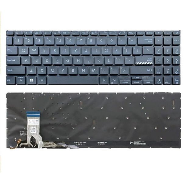 Tastatura za laptop Asus Vivobook Go 15 OLED E1504FA E1504GA mali enter backlight - EP3079178