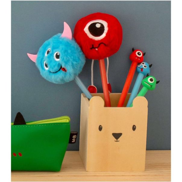 MIQUELRIUS Grafitna olovka pom-pom crvena Monster - EP2946609