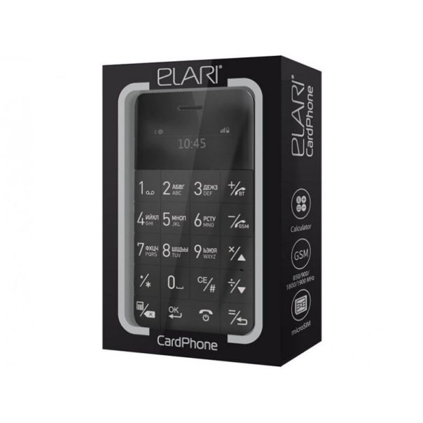 ELARI CardPhone, crna - ELCPBLK