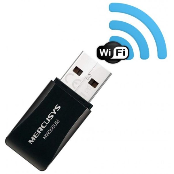 MERCUSYS Wireless adapter Mini USB MW300UM N300 - 54657