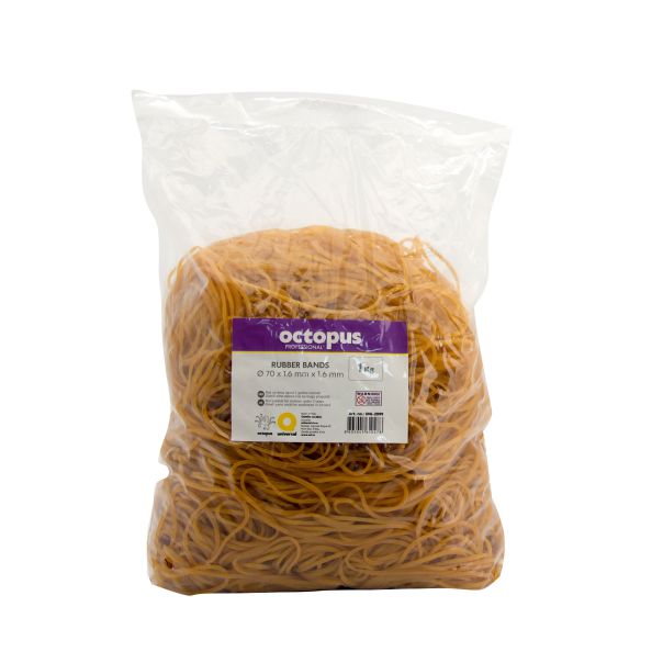 OCTOPUS Gumice za akta 1kg fi70x1.6mm unl-2099 - 112915