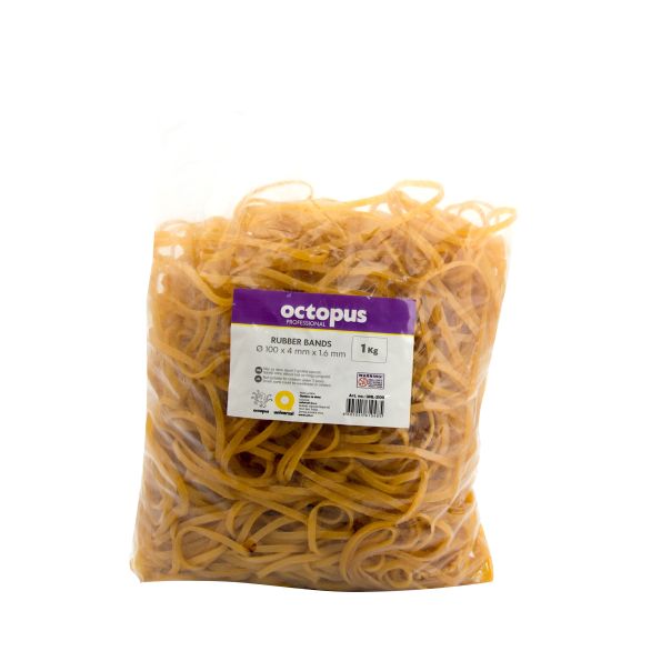 OCTOPUS Gumice za akta 1kg fi100x4mm unl-2100 - 112916