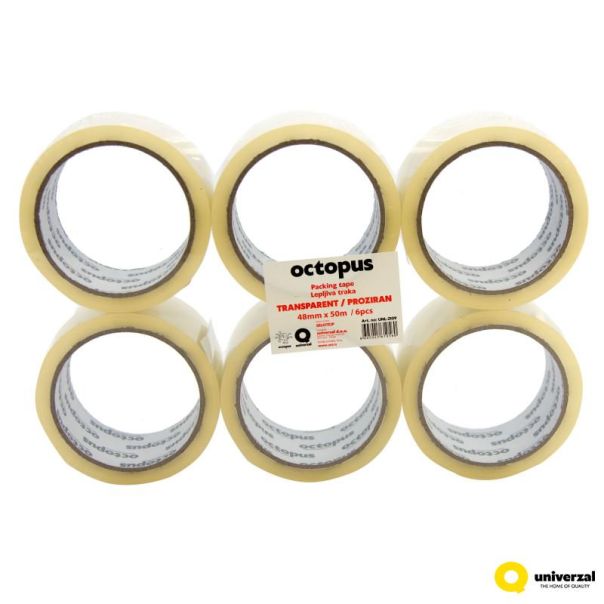 OCTOPUS Selotejp providan 48mmx50m 6/1 40mic unl-2109 - 112928