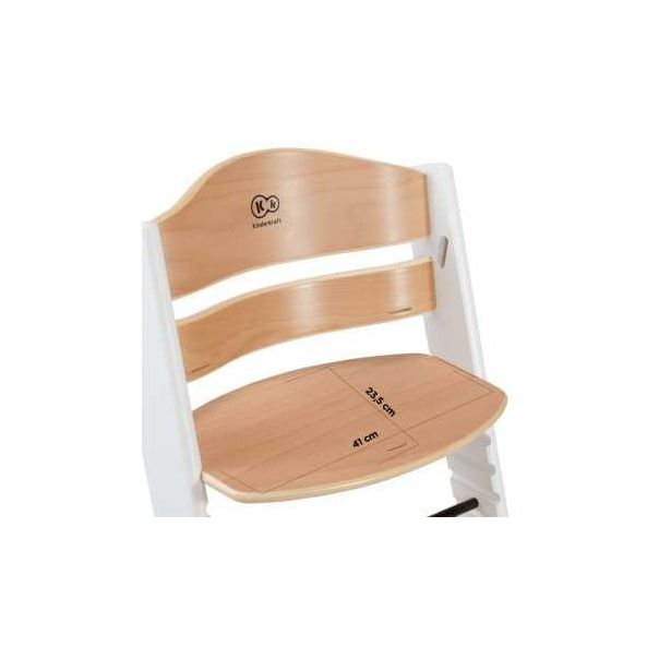 KINDERKRAFT Hranilica Enock  2u1, siva/natural - 112950