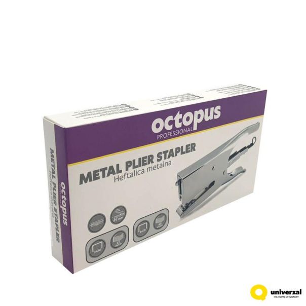 OCTOPUS Heftalica sa metalnim klještima 24/6-26/8 za 25-45 lista unl-1991 - 112989