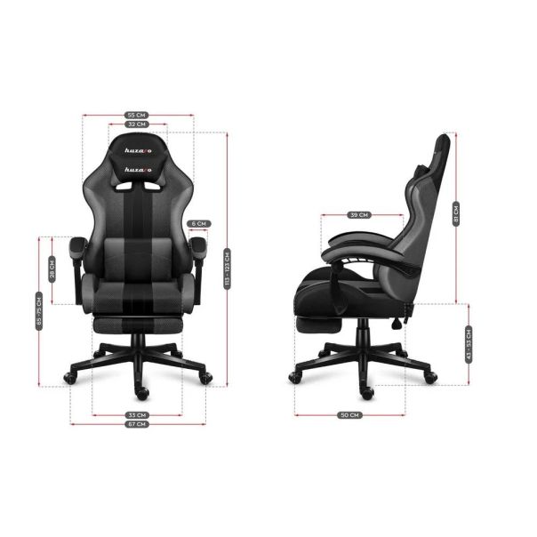Huzaro Force 4.7 Gaming Stolica Siva Mesh - EP3174464
