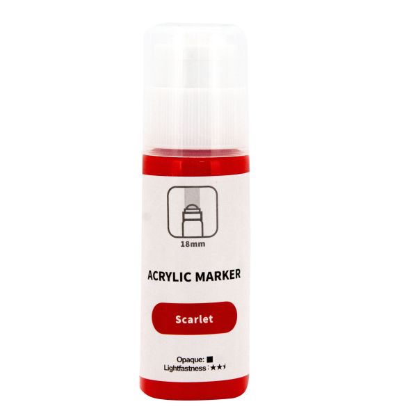 ART RANGER Marker akrilni 60ml scarlet pa86002 art - 113160
