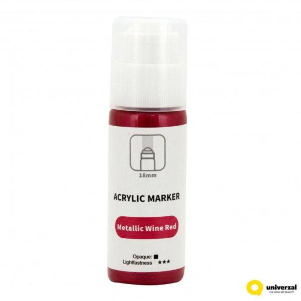 ART RANGER Akrilni marker 60ml metallic wine red pa86812 art - 113177