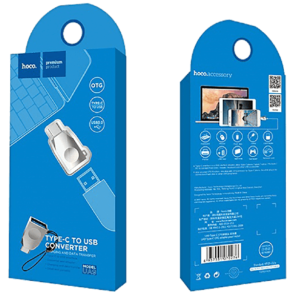 hoco. Adapter USB type C na USB, OTG - UA9 - 11322