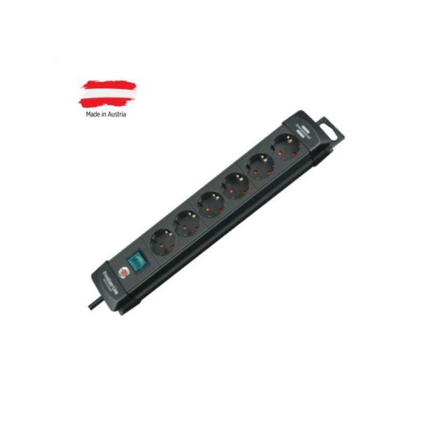 BRENNENSTUHL Razvodnik sa 6 mesta 3m 1.5mm2 + prekidač - 113306