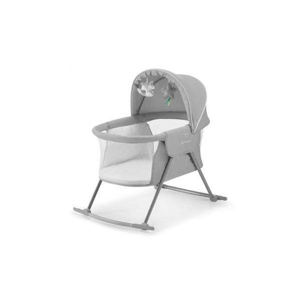 KINDERKRAFT Prenosivi krevetac/kolevka za bebe Lovi, siva - 113389