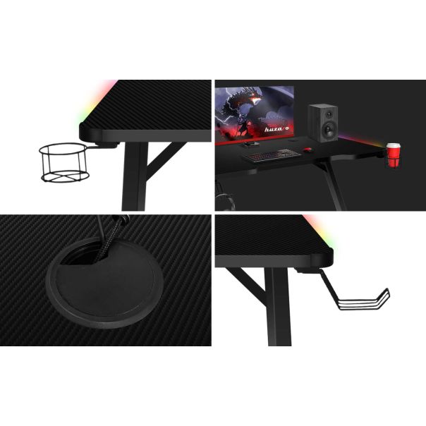 Huzaro Gaming sto Hero 2.5 RGB 120x60cm - 1134-1-1-1-1