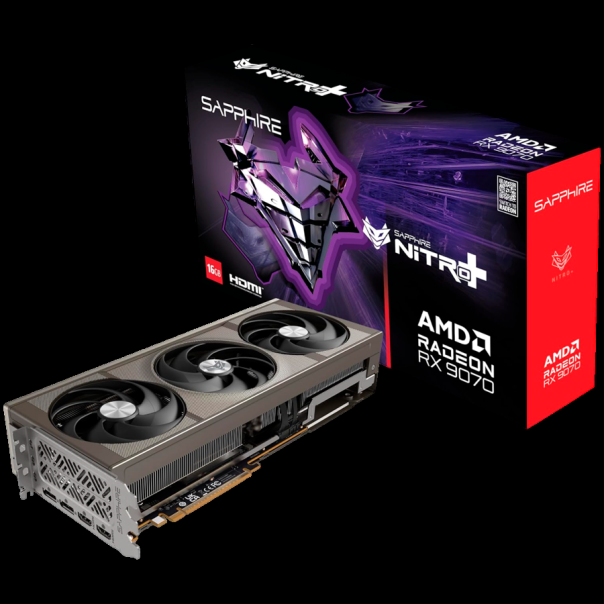 SAPPHIRE NITRO+ AMD RADEON RX 9070 GAMING OC 16GB DUAL HDMI / DUAL DP - 11349-01-20G