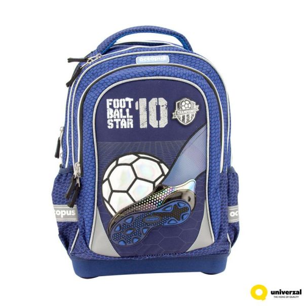 OCTOPUS Anatomska školska torba Football blue oet2410 - 113600