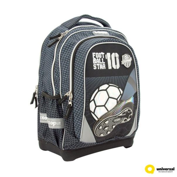 OCTOPUS Školska anatomska torba Football grey oet2420 - 113601