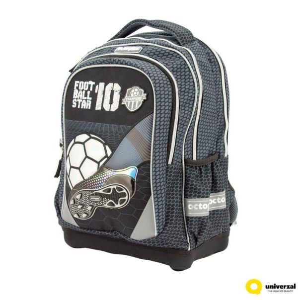 OCTOPUS Školska anatomska torba Football grey oet2420 - 113601
