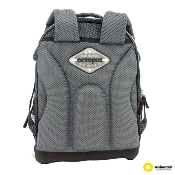 OCTOPUS Školska anatomska torba Football grey oet2420 - 113601